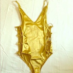 Gorgeous “champagne” one piece
